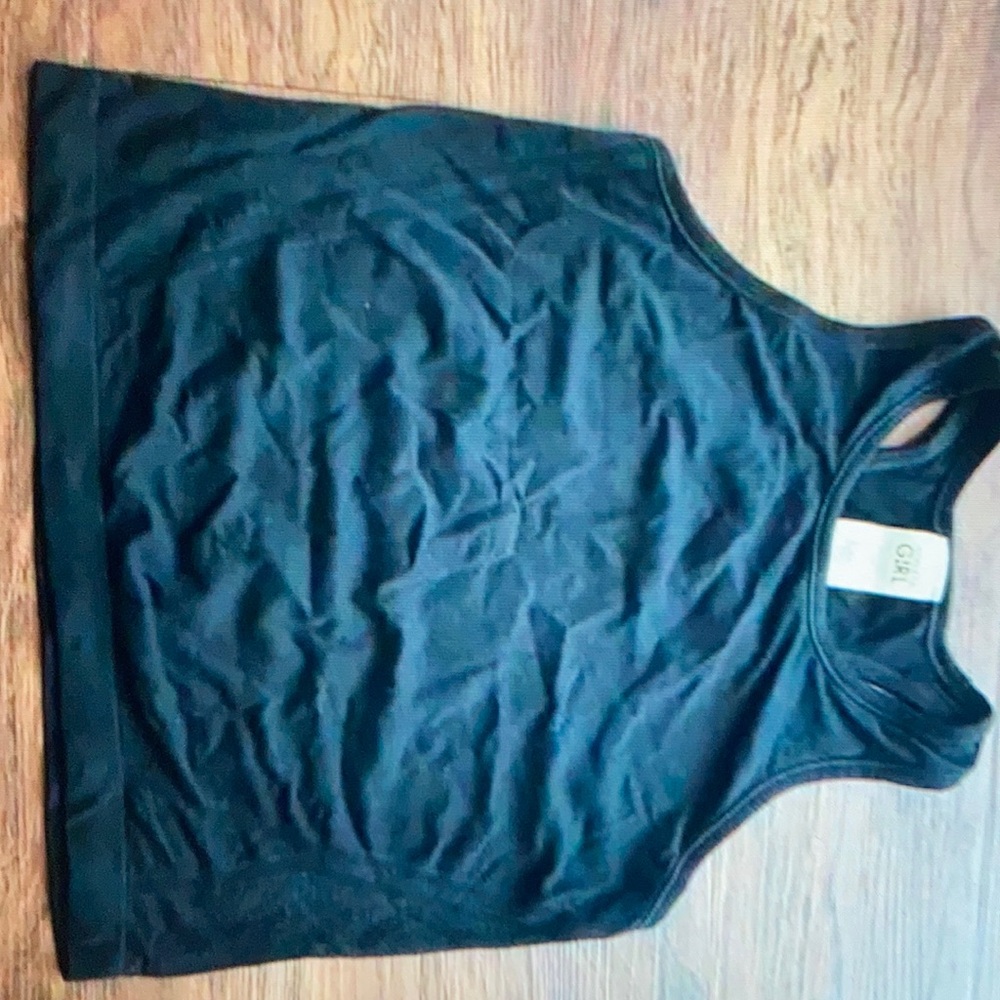 Athleta Girls Black workout Tank size XL